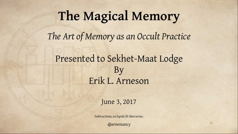 The Magical Memory